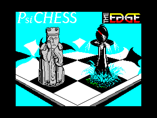 Psi Chess title screen for ZX Spectrum